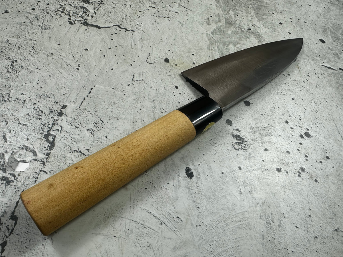 Vintage Sakai Sadamoru Deba Knife 150mm Carbon Steel 2346