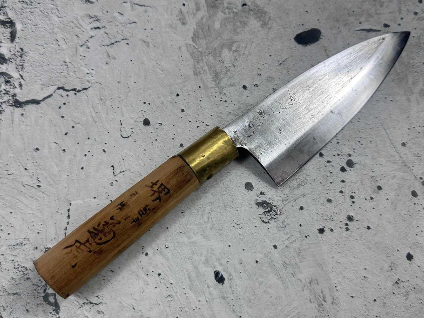Vintage Japanese Knife Set 3x Carbon Steel Japan 2009