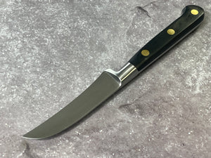 K Sabatier Curbed Paring Knife 90mm - CARBON STEEL Made In France