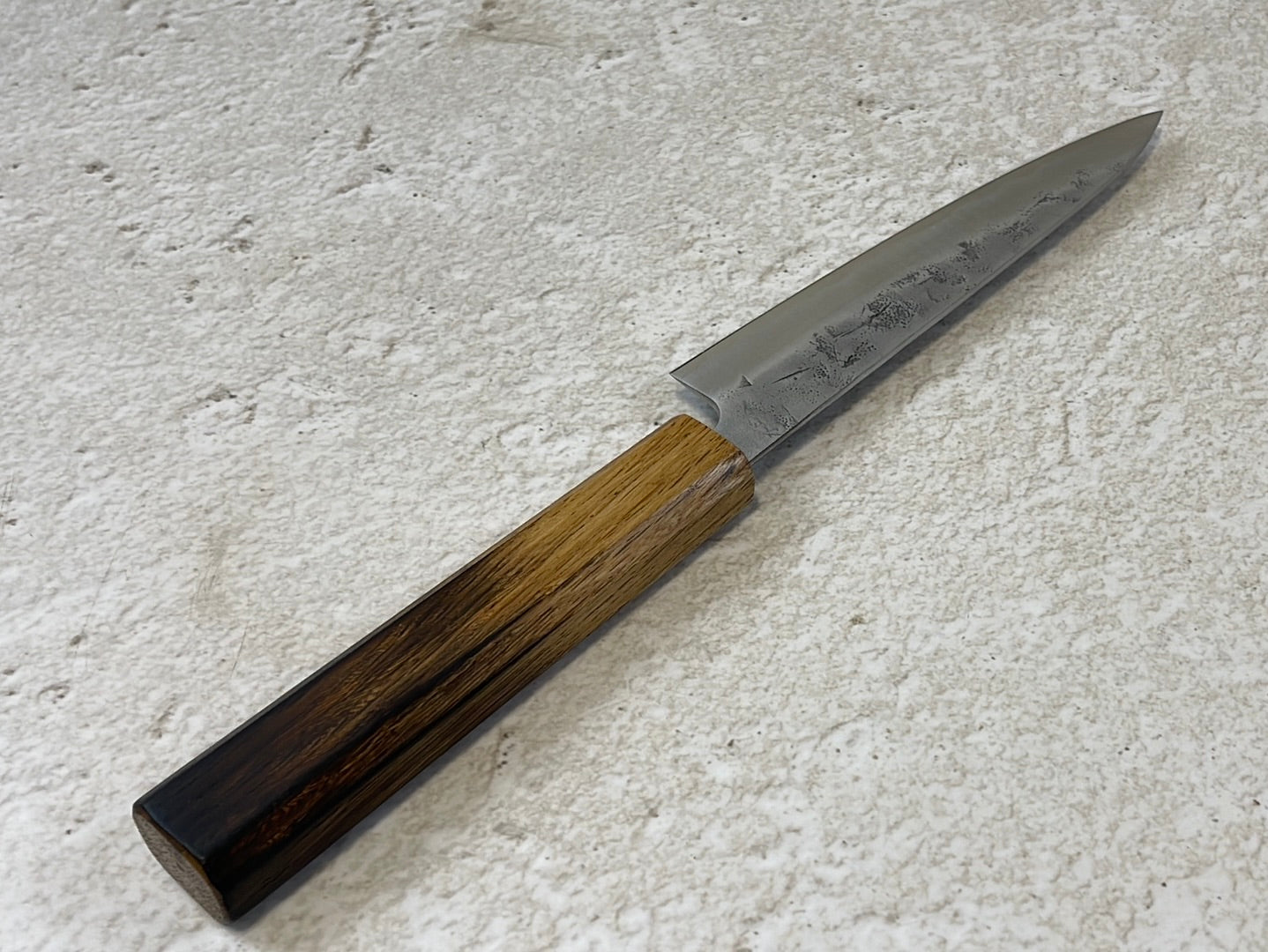 Tsunehisa SLD Washiji KOY Petty Knife 135mm - Made in Japan 🇯🇵 Oak Yaki Handle