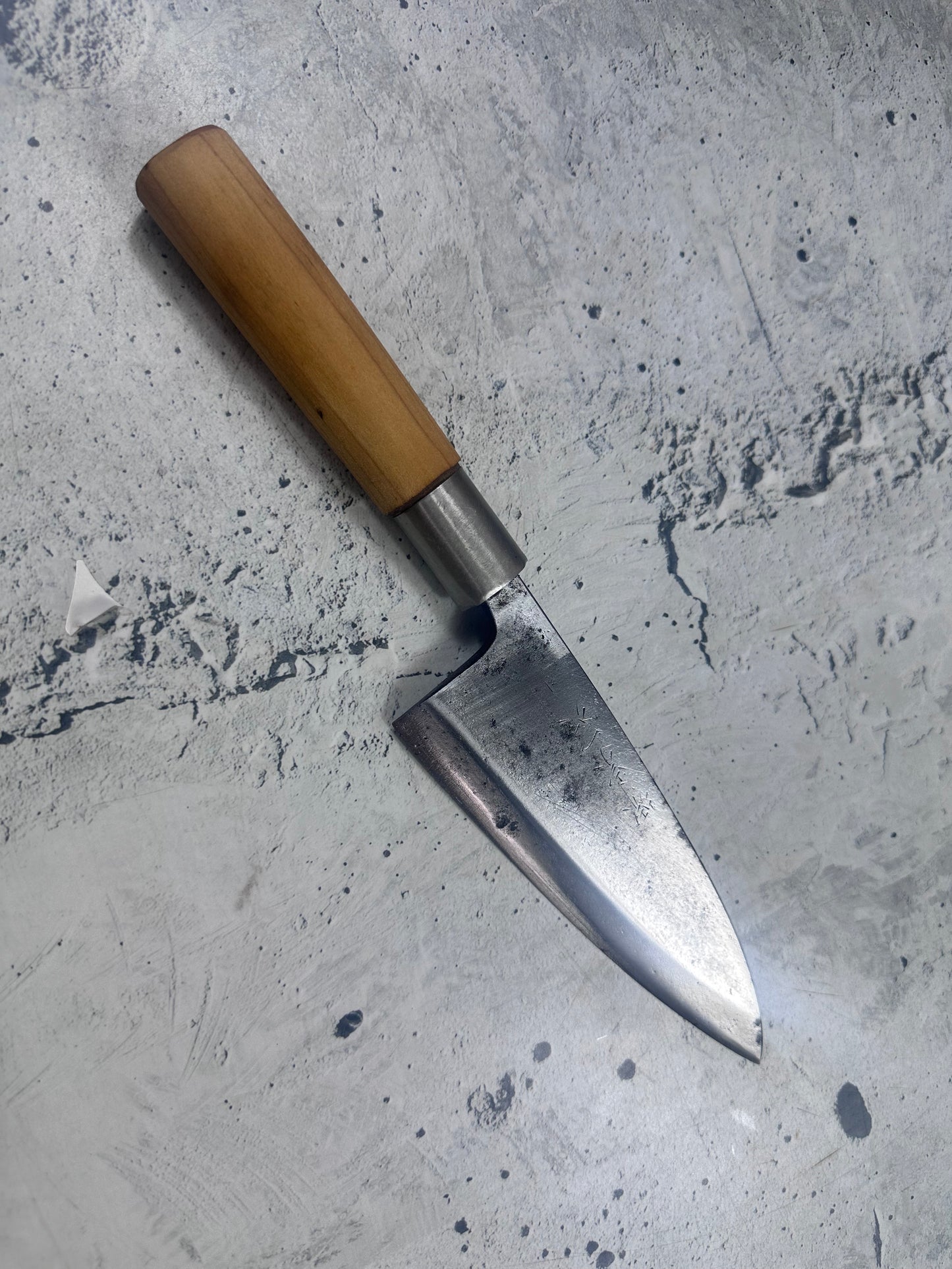 Vintage Japanese Funayuki Knife 155mm Made in Japan  Carbon Steel 2116