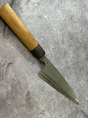 Vintage Japanese Funayuki Knife 130mm Made in Japan 🇯🇵 Carbon Steel 1671