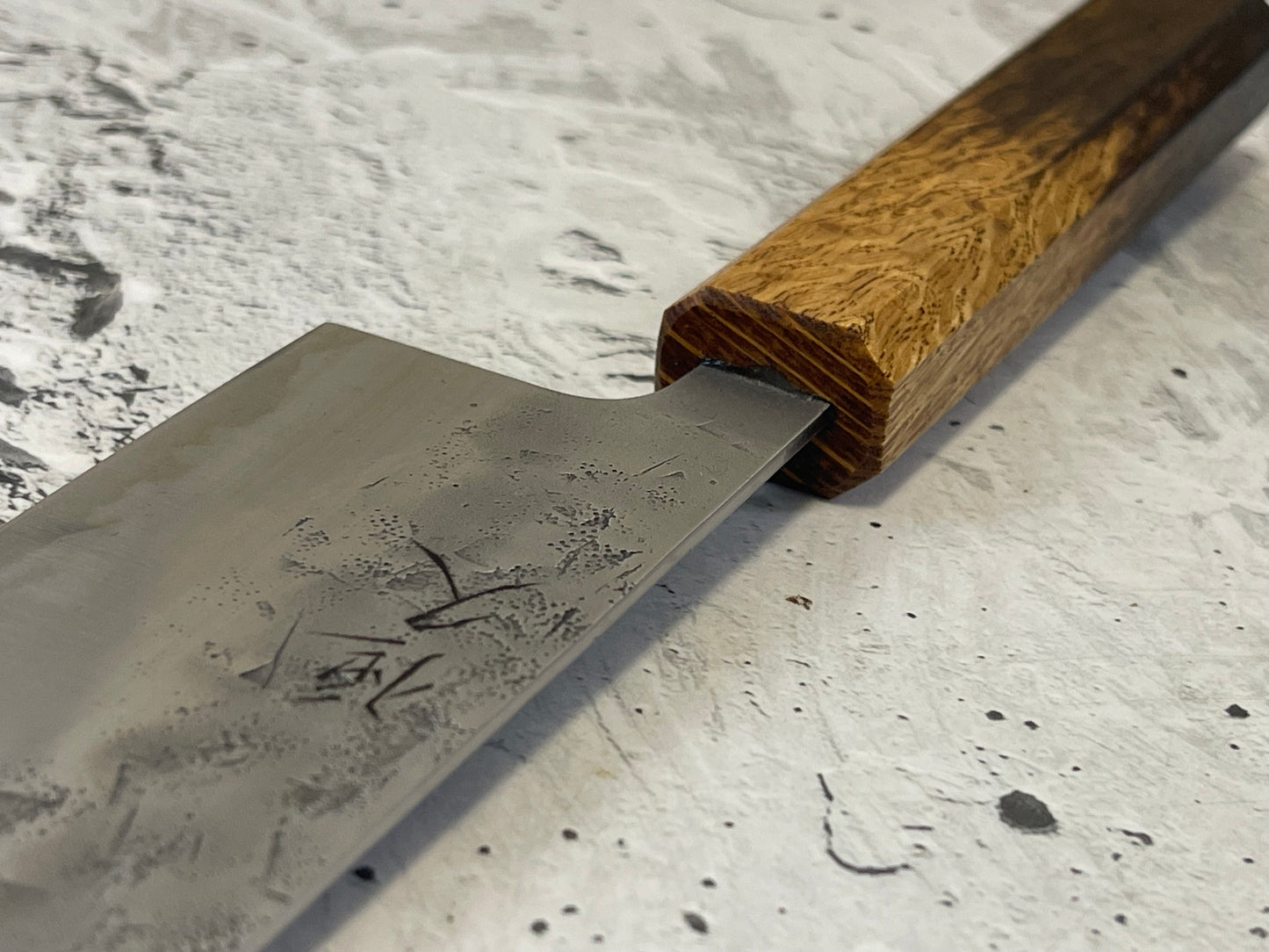 Tsunehisa SLD Washiji KOY Kiritsuke Knife 210mm - Made in Japan 🇯🇵 Oak Yaki Handle