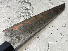 Load image into Gallery viewer, Damascus CuMai Honesuki Knife 165mm, Vietnamese Rosewood Burl  Handle