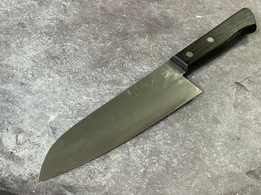 Vintage Japanese Santoku Knife 170mm Made in Japan 🇯🇵 1645