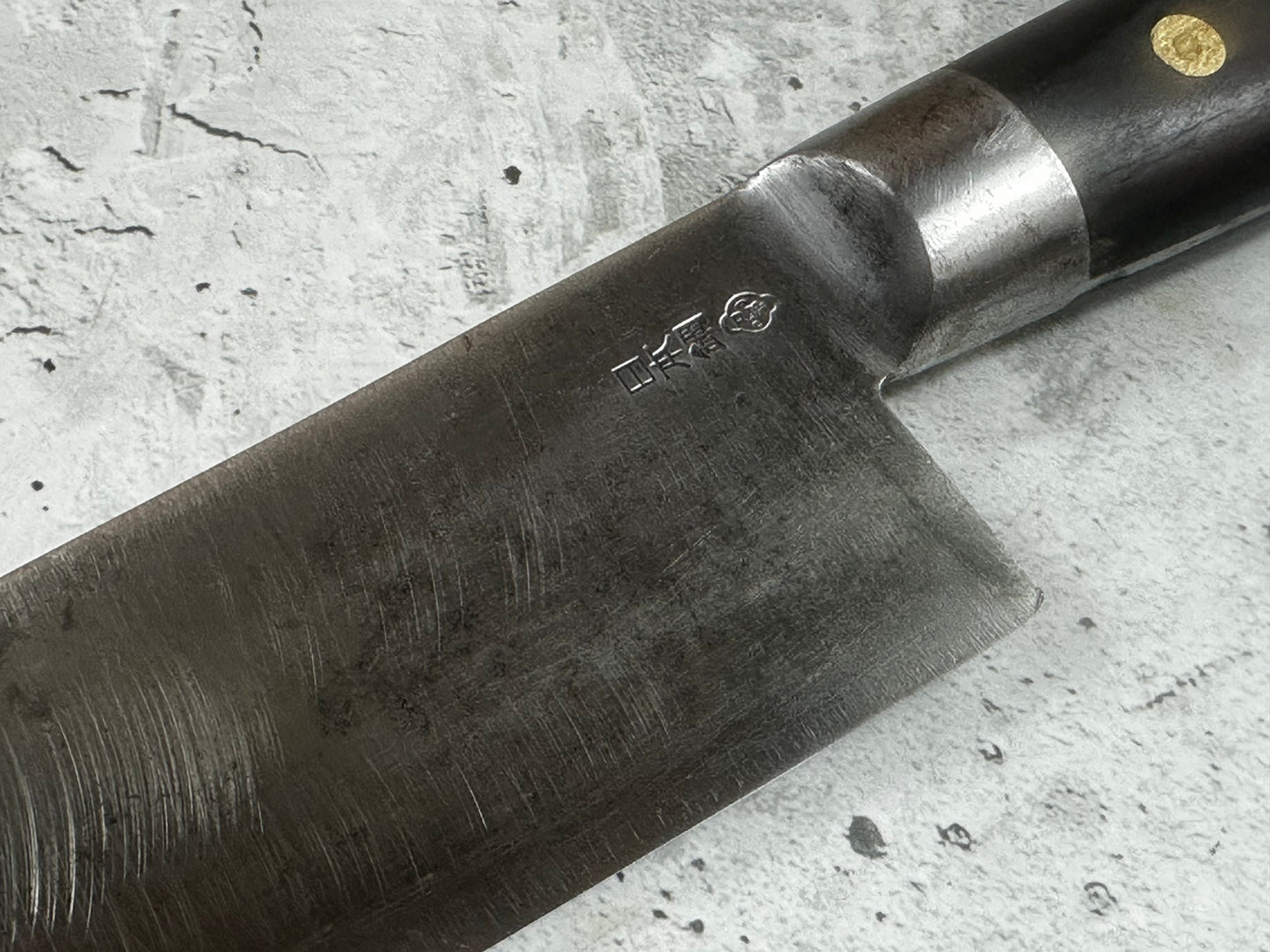 Vintage Japanese Gyuto Knife 270mm Carbon Steel  Made in Japan 2015