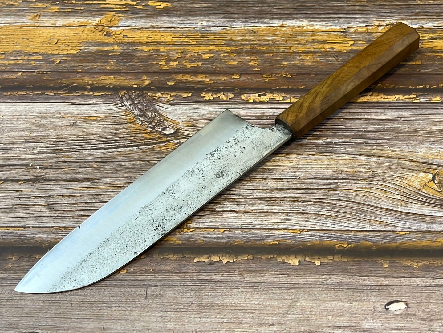 Santoku 180mm Nashiji Jatiwood Timber Handle