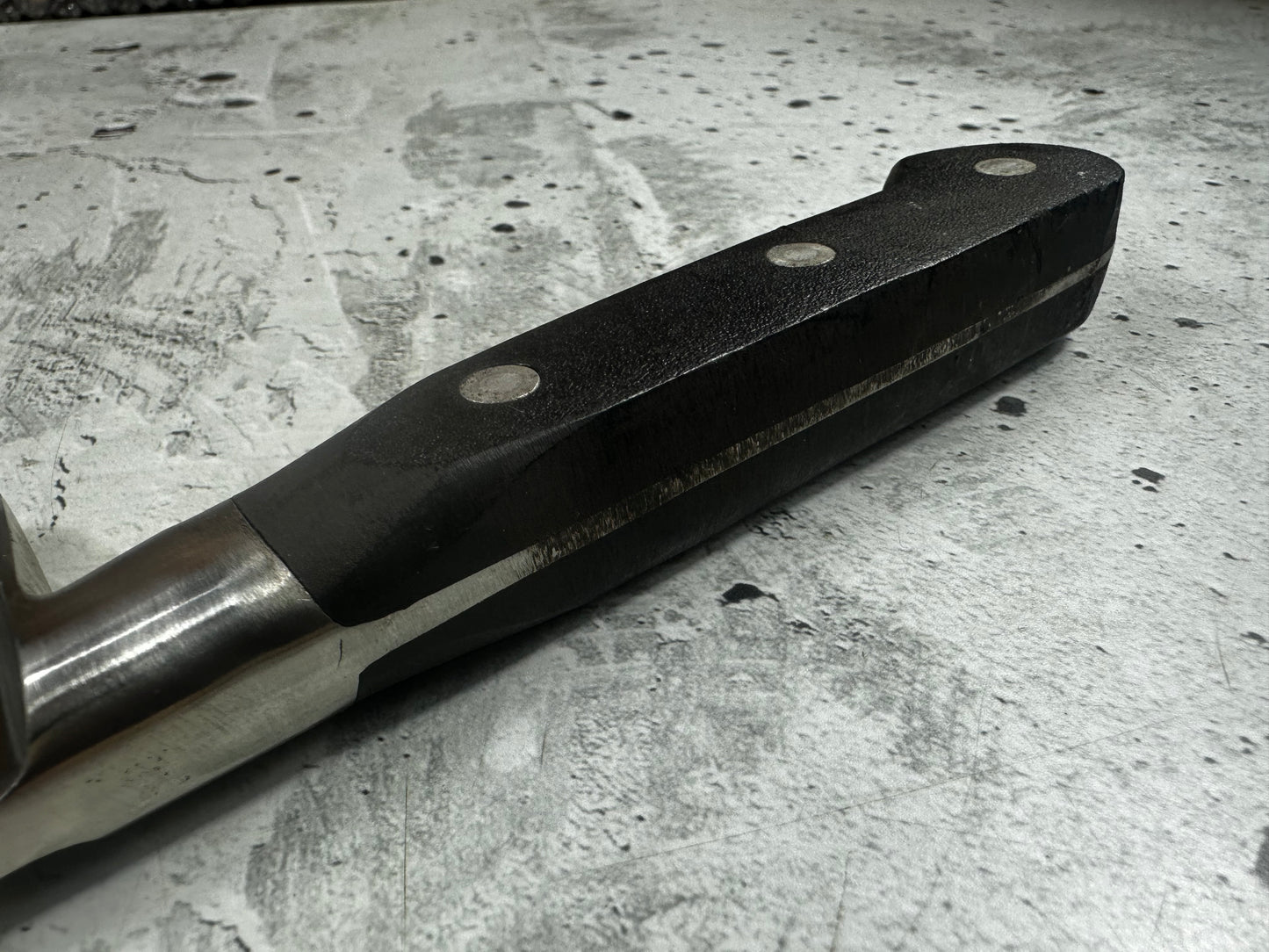 Vintage French Sabatier Chef Knife 250mm High Carbon Steel POM Handle 2246