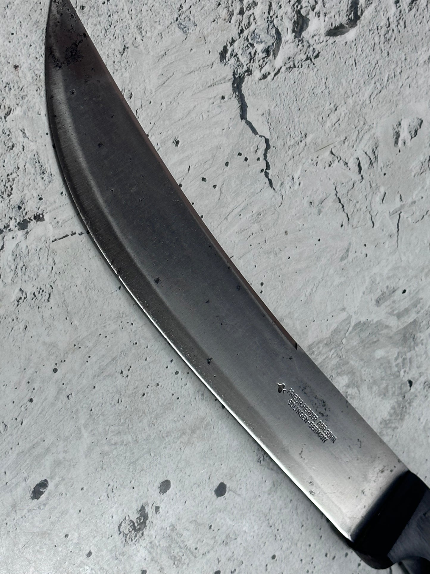 Vintage friedr. Herder Abr. Sohn Butcher Knife 240mm Made in German 2024