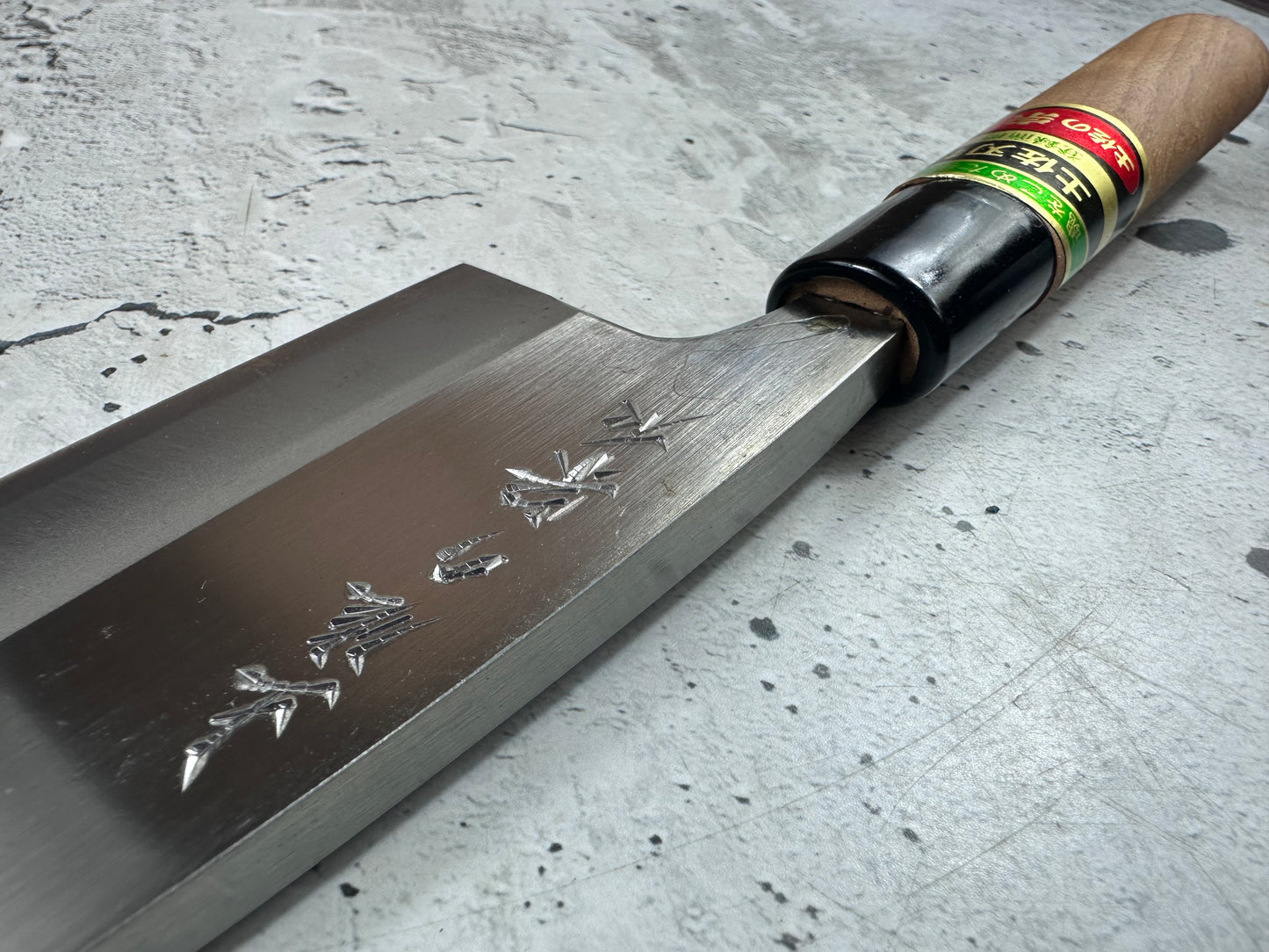 Vintage Tosa Kanetsugu Deba Knife 170mm Carbon Steel 2163