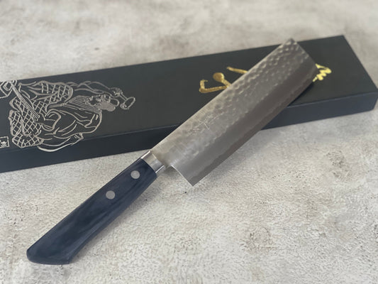 Masutani Kokuryu Usuba 160mm Blue Pakkawood Handle