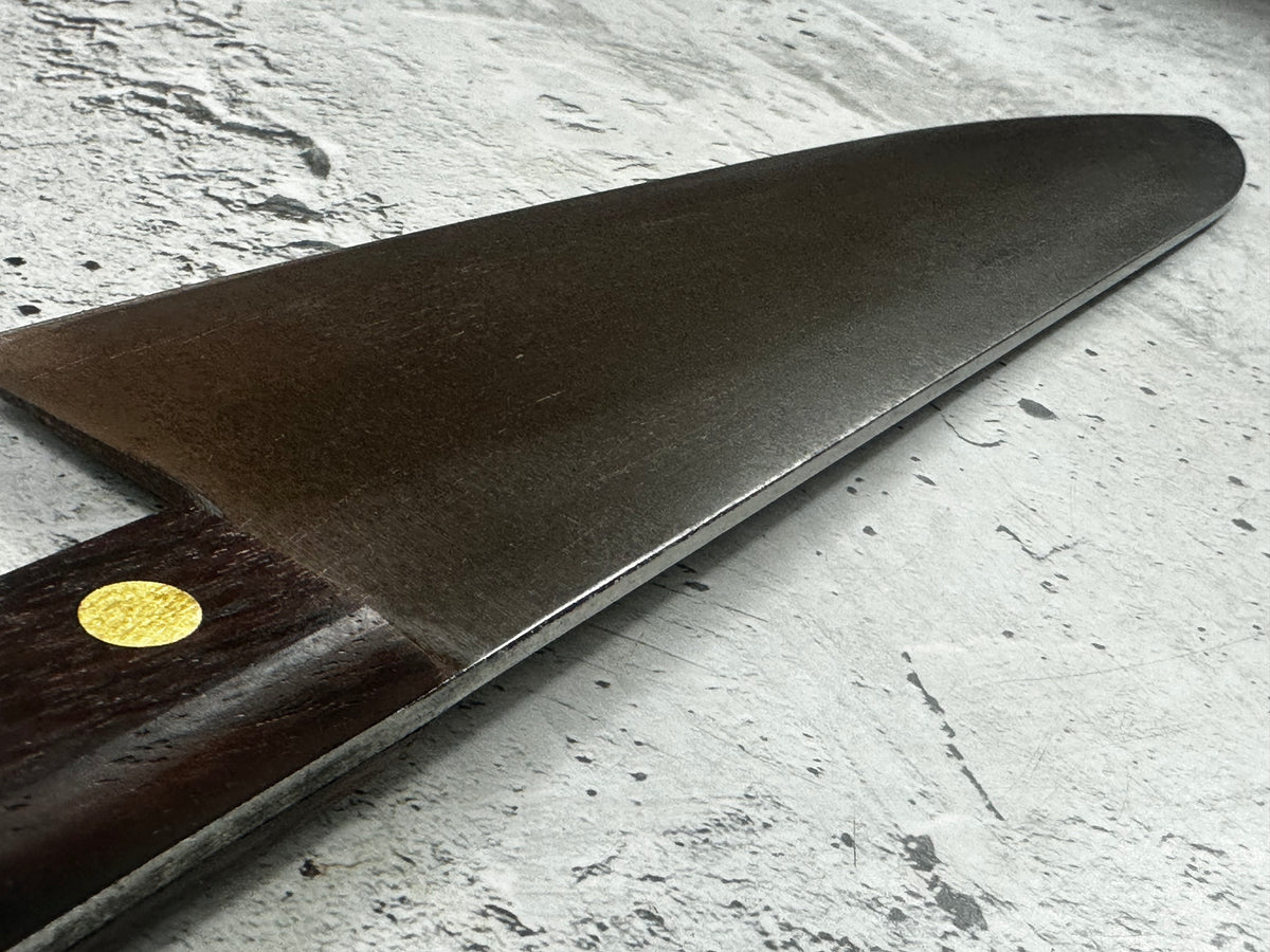 Vintage Unbranded Carbon Steel Gyuto Knife 300mm 2321