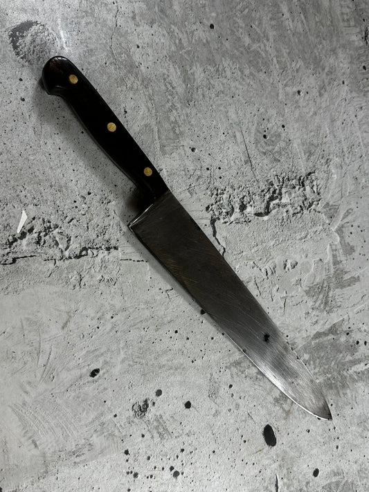 Vintage J. A. Henckles Twinworks Chef Knife 20mm Made in Germany 🇩🇪 Cabon steel 2003