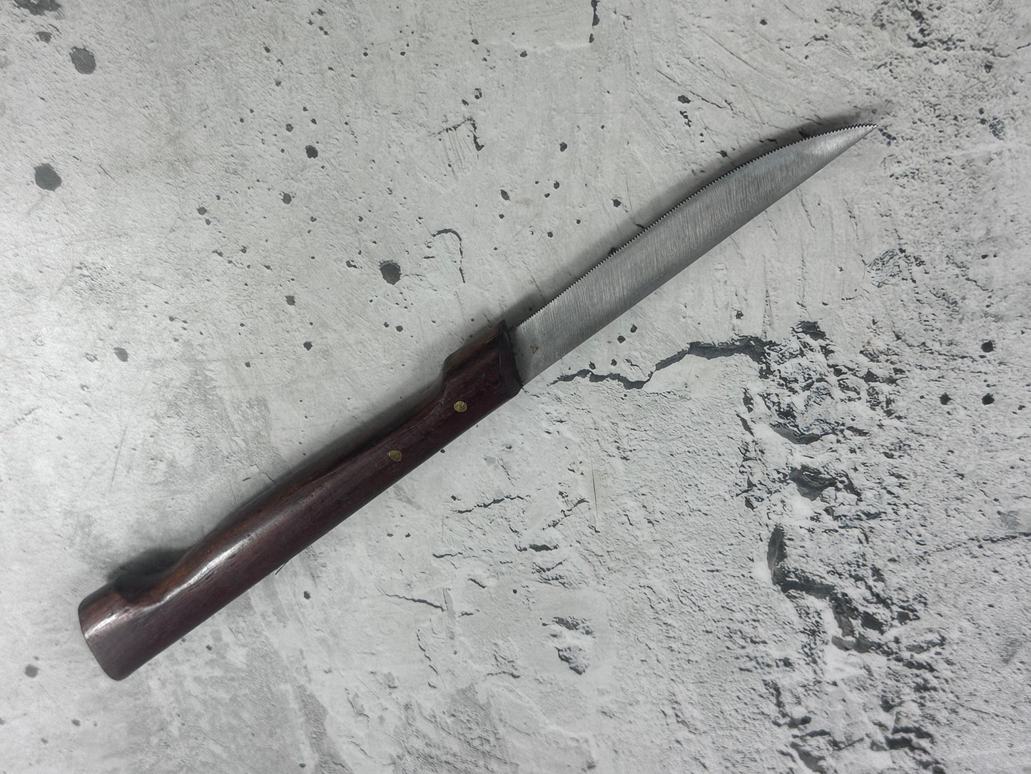 Vintage French Serrated Paring Knife 80mm Stainless Steel 2170
