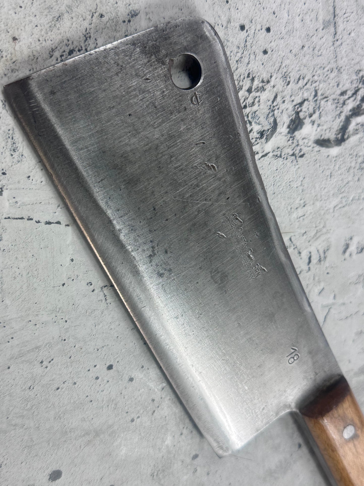 Vintage Gustav Emil Ern Cleaver Knife 180mm 2108
