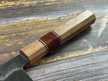 Load image into Gallery viewer, HG Blade Nakiri Knife 180mm Kurouchi Finish 1084 High Carbon Steel (2025)