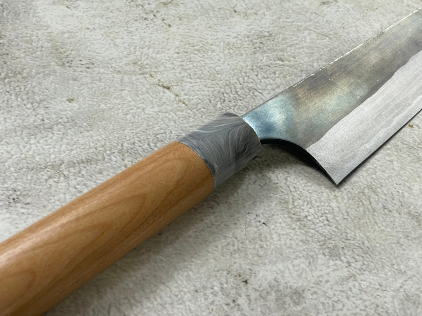 MASAKAGE MIZU Gyuto  180mm oval Cherry Wood Handle