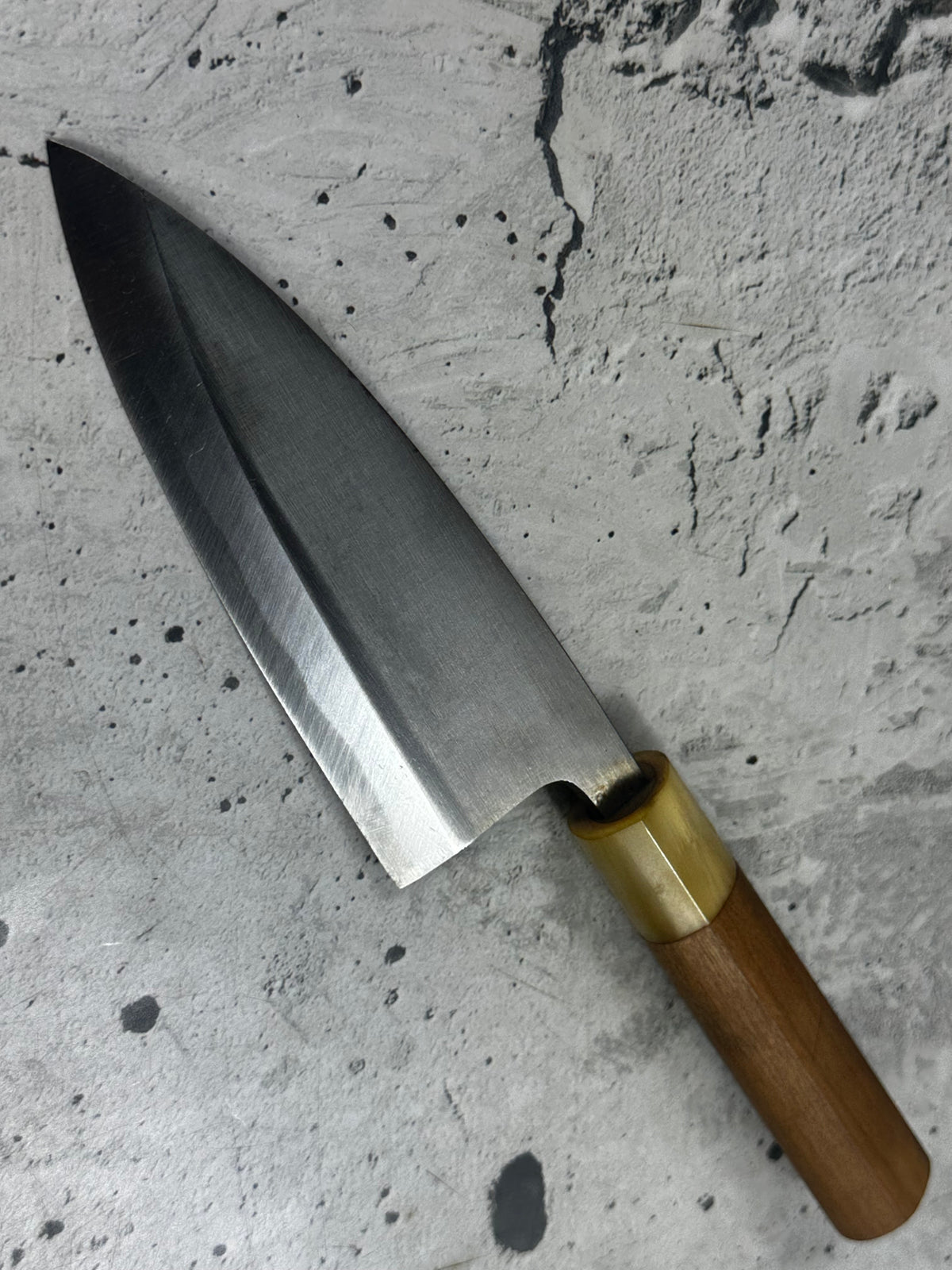 Vintage Masamoto Carbon Steel Ko-Deba Knife 120mm 2326