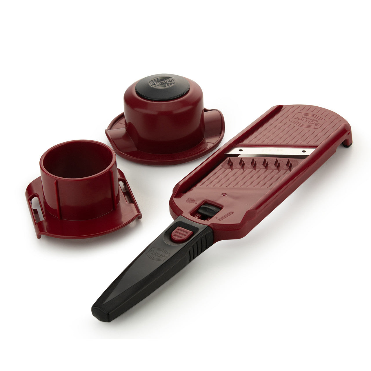 BÖRNER GERMANY Multi Dicer & Julienne Cutter Red