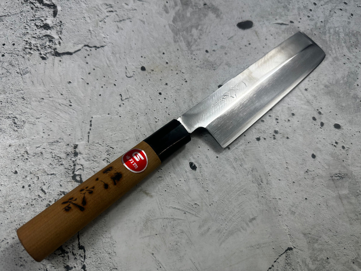 Vintage Sakai Toshimitsu Saku Three-Knife Set 2348