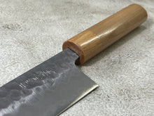 Load image into Gallery viewer, Tsunehisa Shiro White Steel &amp; Stainless Clad Bunka Knife 180mm Made in Japan 🇯🇵