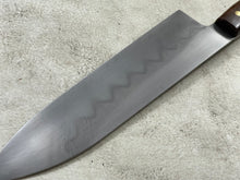 Load image into Gallery viewer, Kanefusa Full Tang Gyuto 230mm Teakwood Burl Set Brass Pins &amp; Sheath