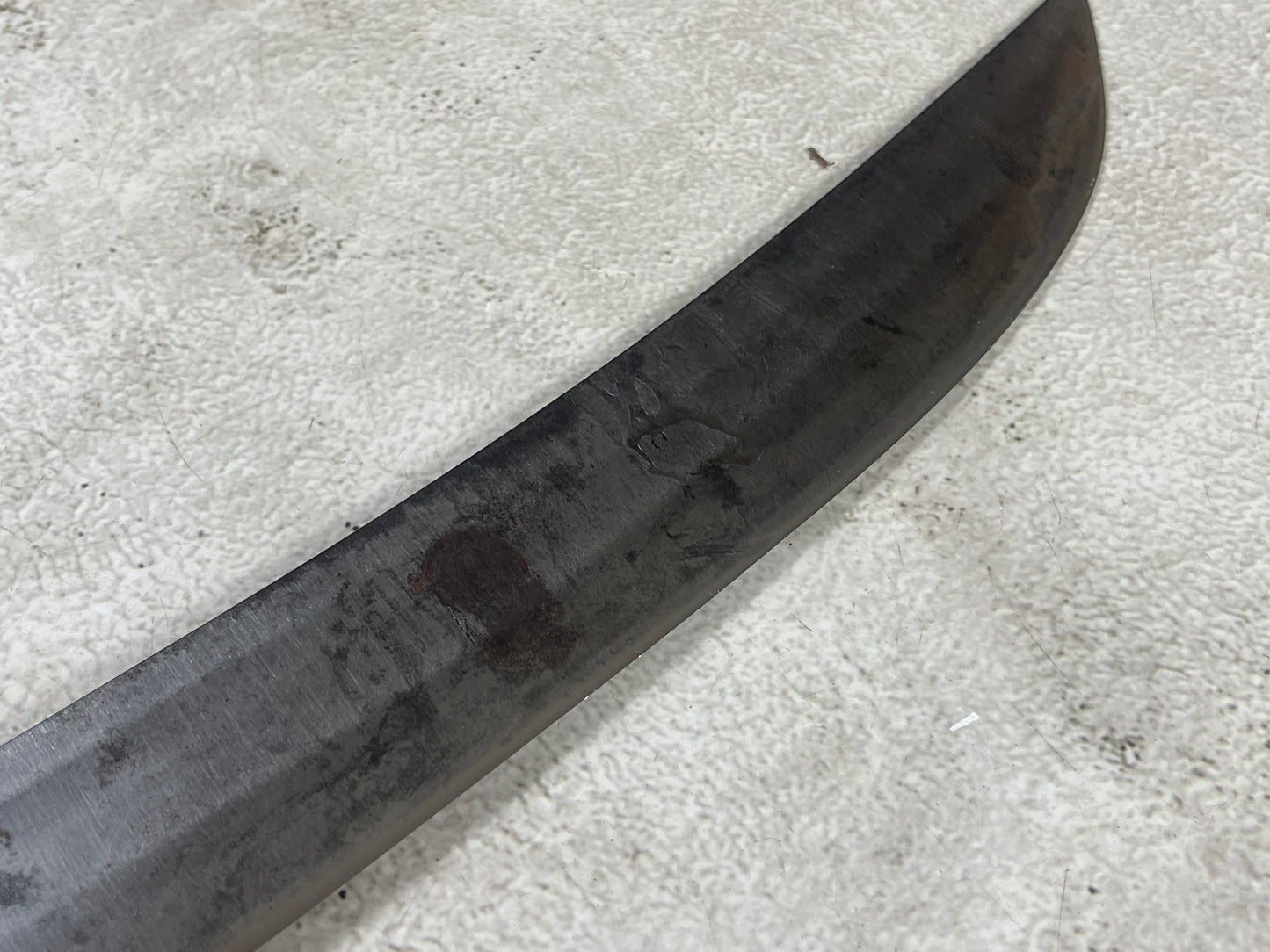 Vintage Gustav Emil Ern Butcher Machete Knife 315mm Made in Germany 🇩🇪 Cabon steel 1981