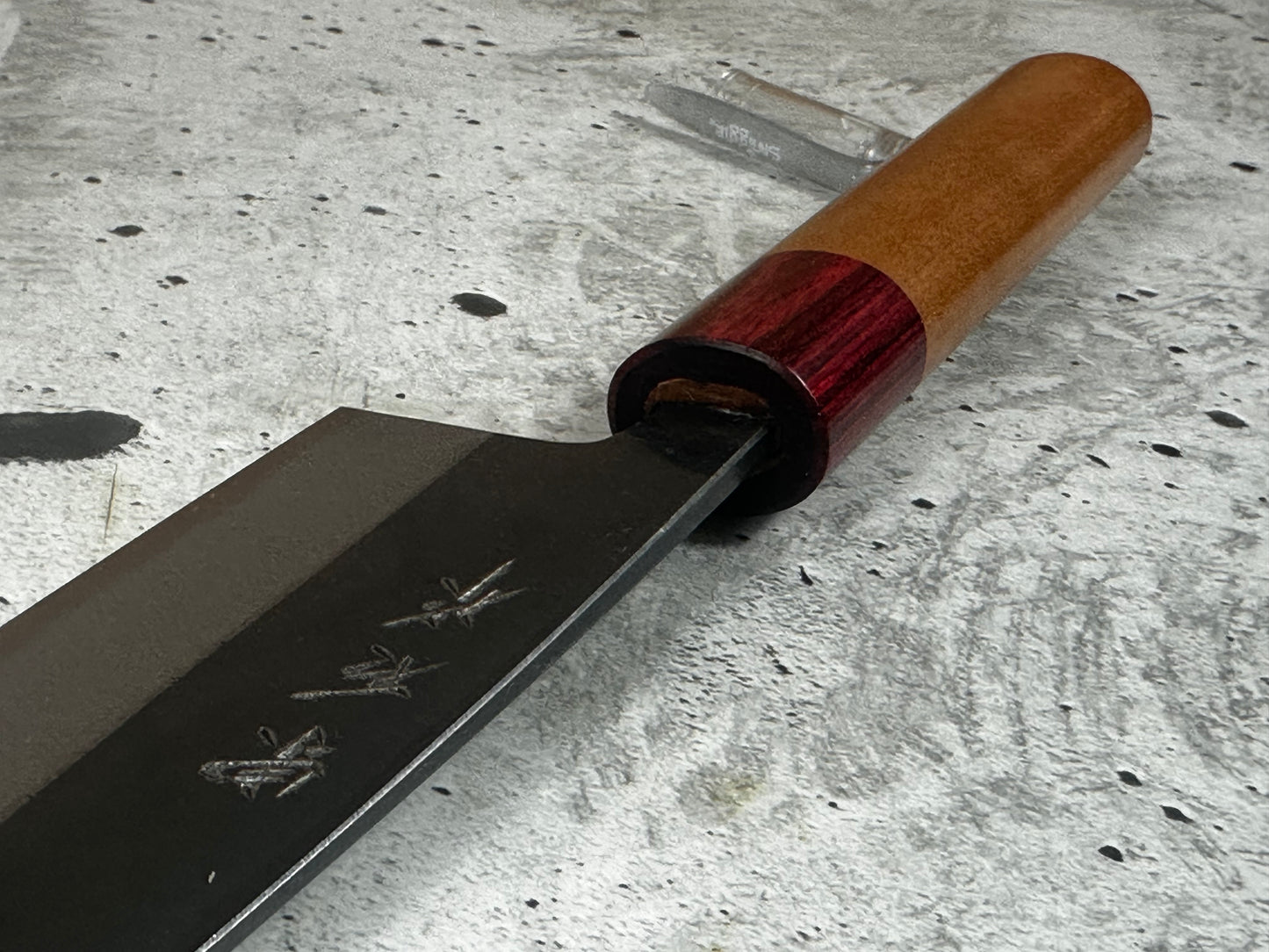 Muneishi Aogami 2 Iron Clad Gyuto 180mm Kurouchi Finish