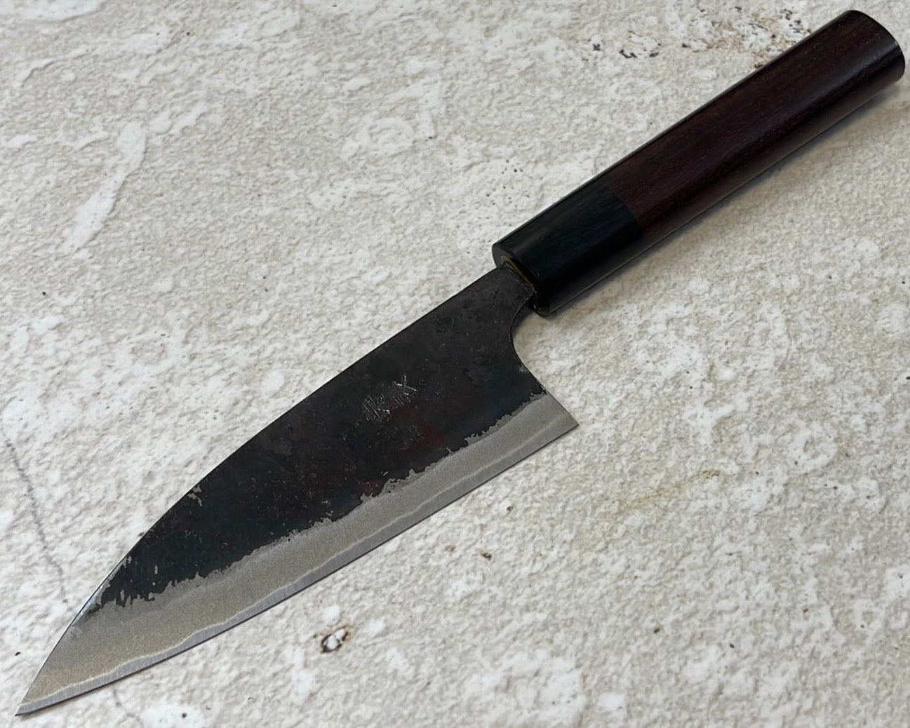 Tsunehisa Shirogami Kurochi Finish Ko-Bocho Knife 120mm - Made in Japan 🇯🇵