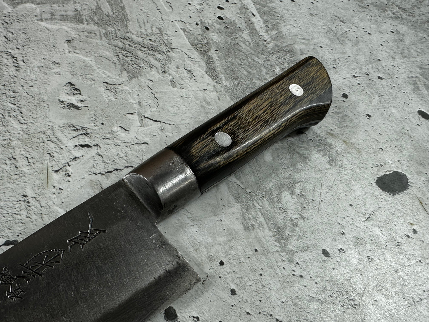 Vintage Japanese Gyuto Knife 250mm Carbon Steel  Made in Japan 2013