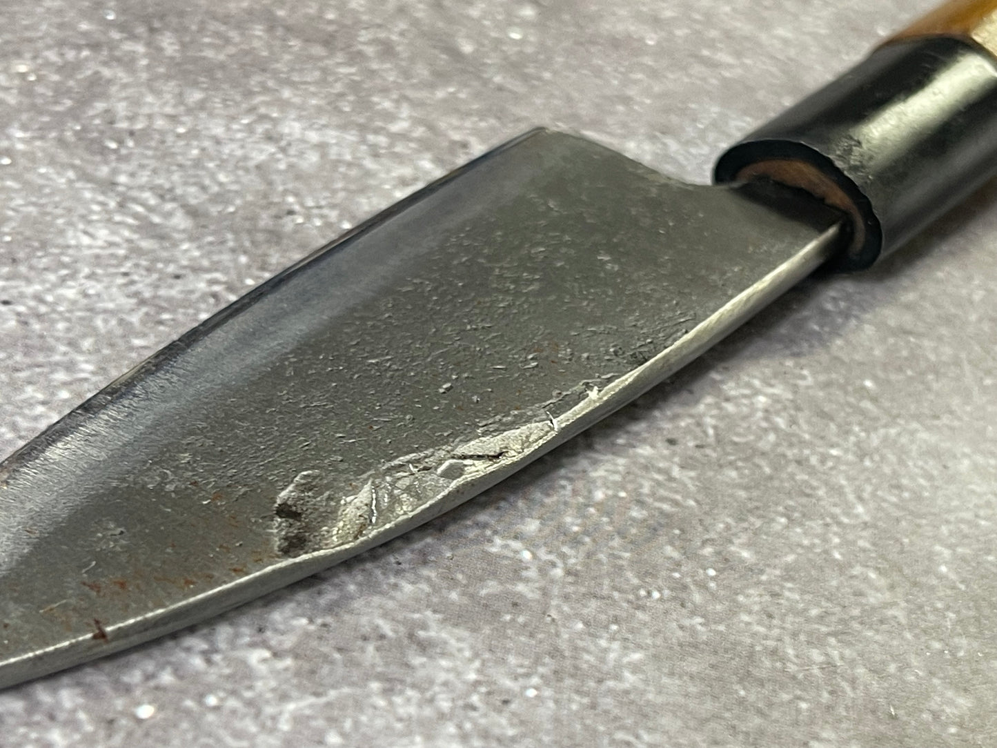 Vintage Japanese Deba Knife 110mm Made in Japan 🇯🇵 1666