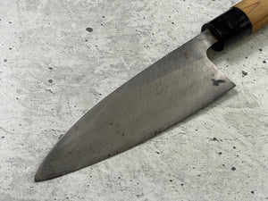 Vintage Japanese Deba Knife 150mm Made in Japan 🇯🇵 Carbon Steel 1555