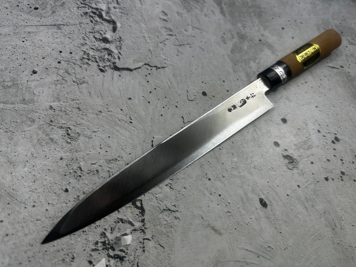 Vintage Bukichi Yanagiba Japanese Slicing Knife 2354