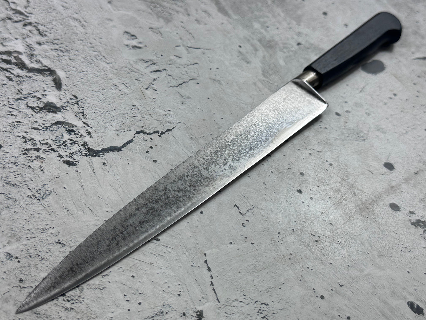 Vintage Sabatier Nogent Flexible Slicing Knife 200mm Carbon Steel 2180