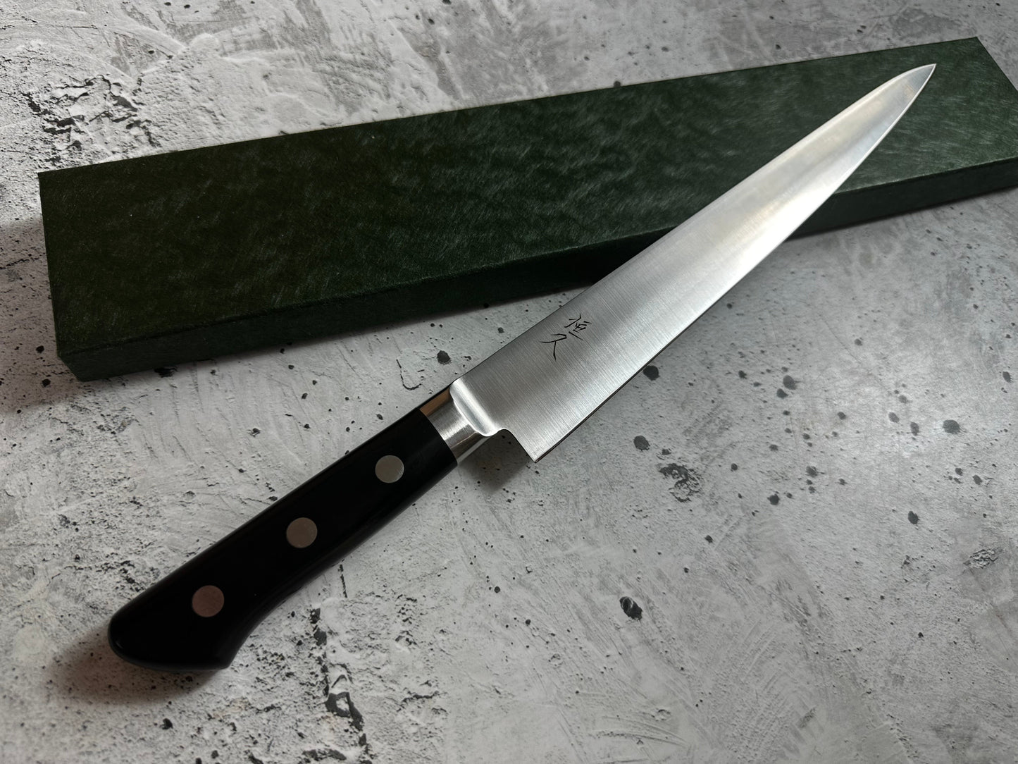 Tsunehisa AUS8 Sujihiki Knife 240mm Pakkawood Handle - Made in Japan