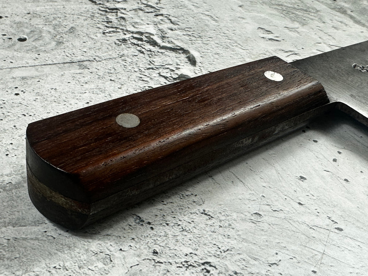 Vintage Takeuchi Hamono Seisakusho Cleaver 200mm Carbon Steel 2287
