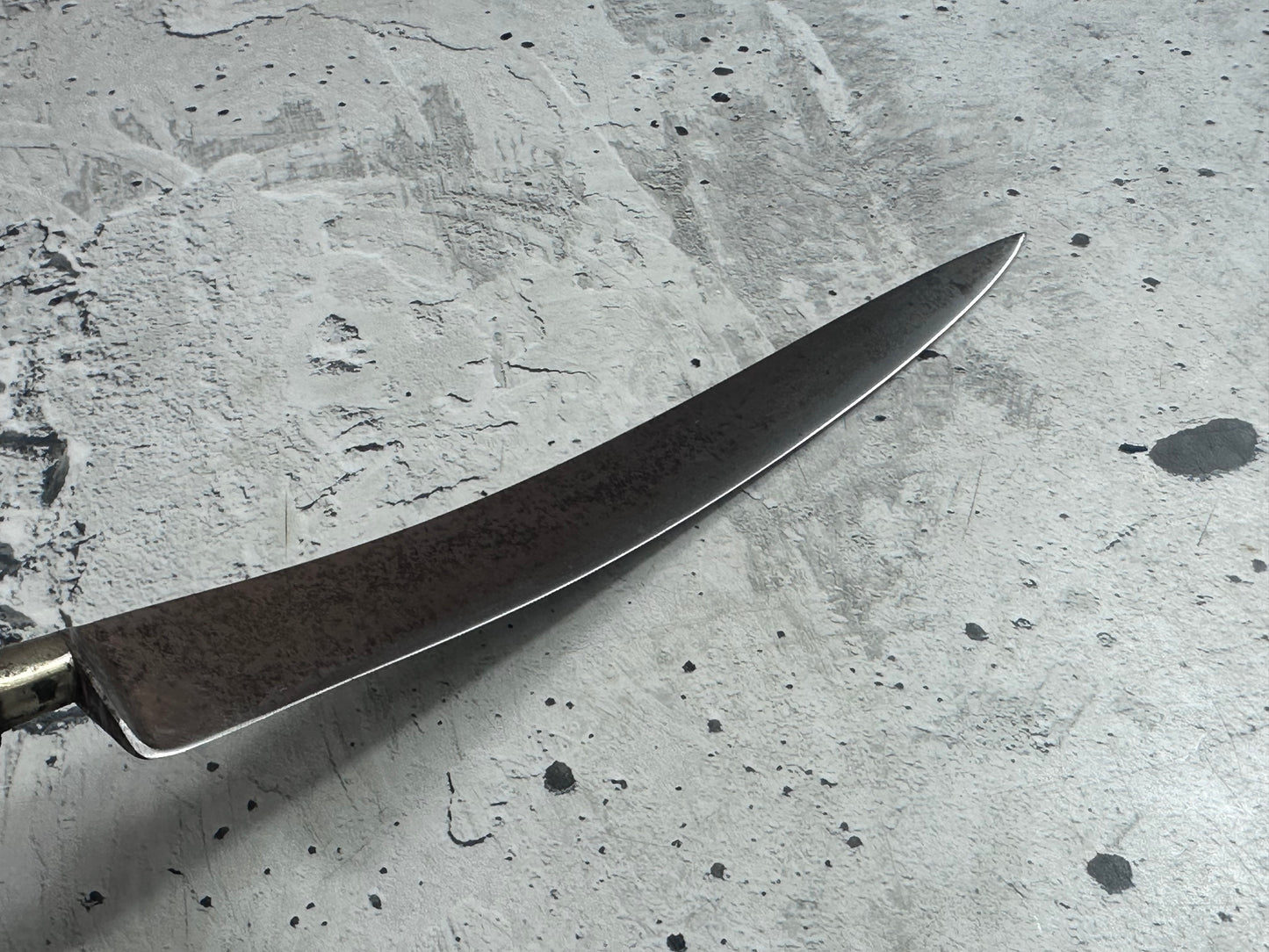 Vintage Sabatier Nogent Flexible Slicing Knife 200mm Carbon Steel 2179