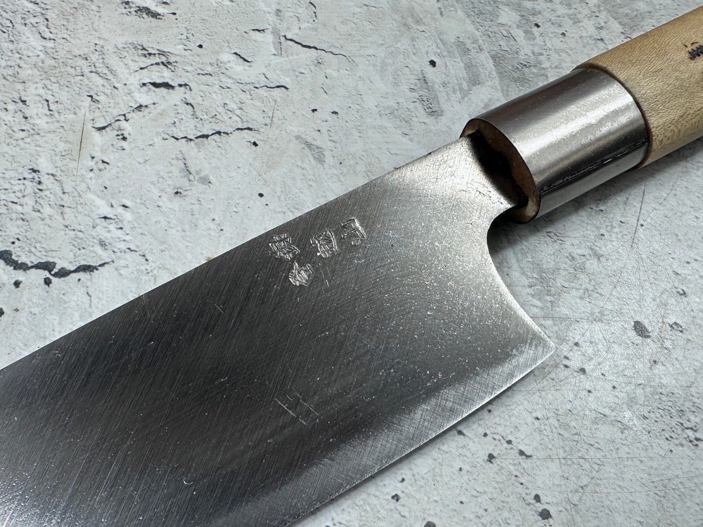 Vintage Sakai Takayuki Funayuki Knife 170mm Carbon Steel Original Box 2135