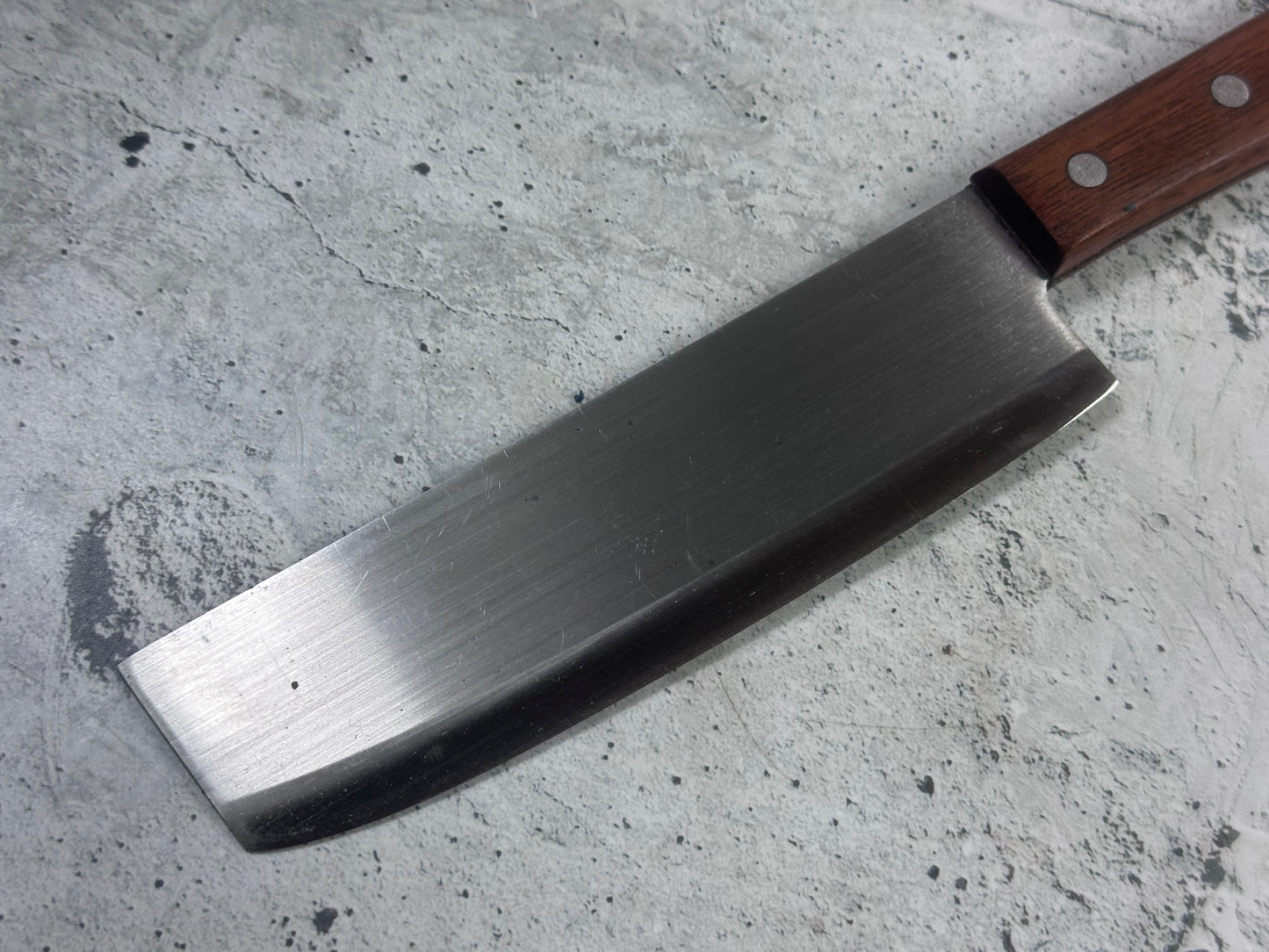 Vintage Seki Kanemasa Nakiri Knife 160mm Carbon Steel 2038