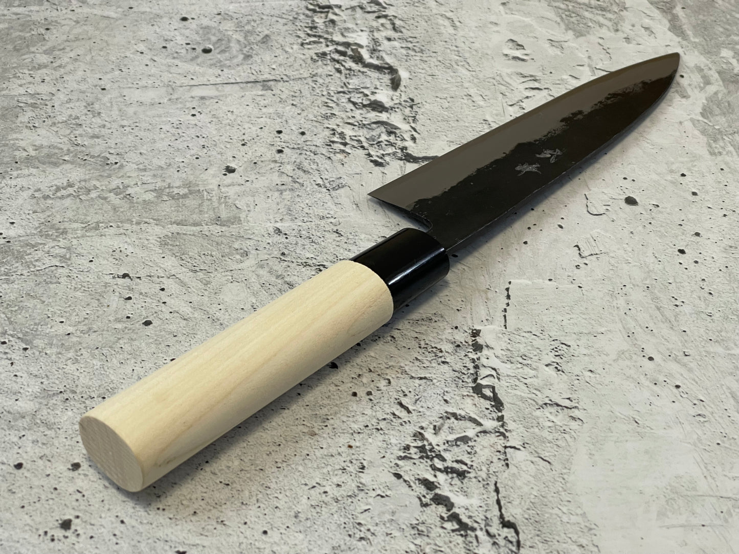 Murata Aogami Kurochi Finish Funayuki Knife 165mm - Made in Japan 🇯🇵