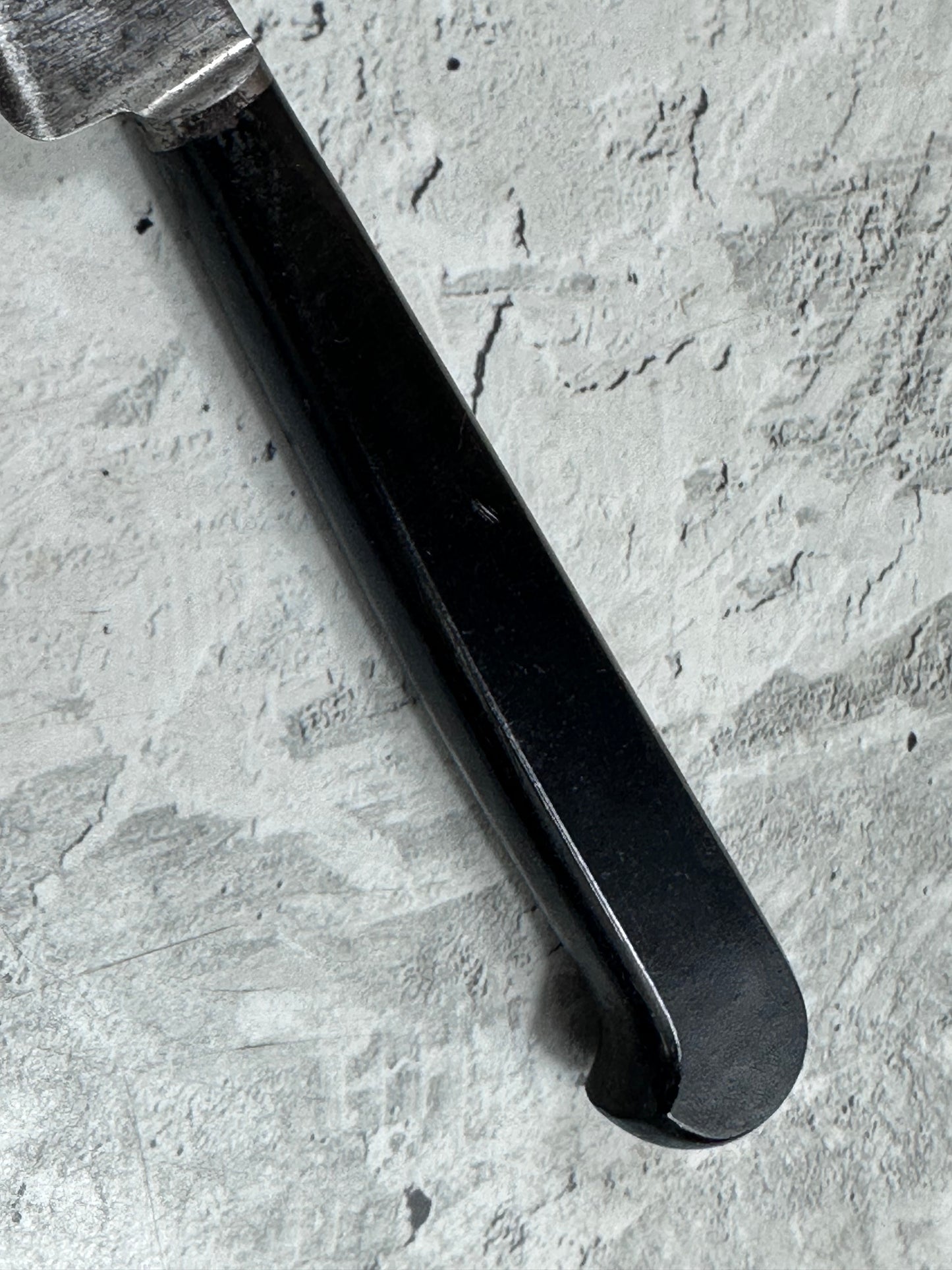 Vintage French Nogent Style Paring Knife 80mm Inox Steel POM Handle 2209