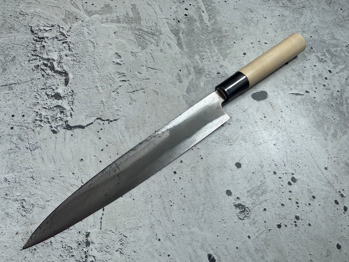 Vintage Seki Magoroku Sashimi Set 3Pcs Carbon Steel 2147