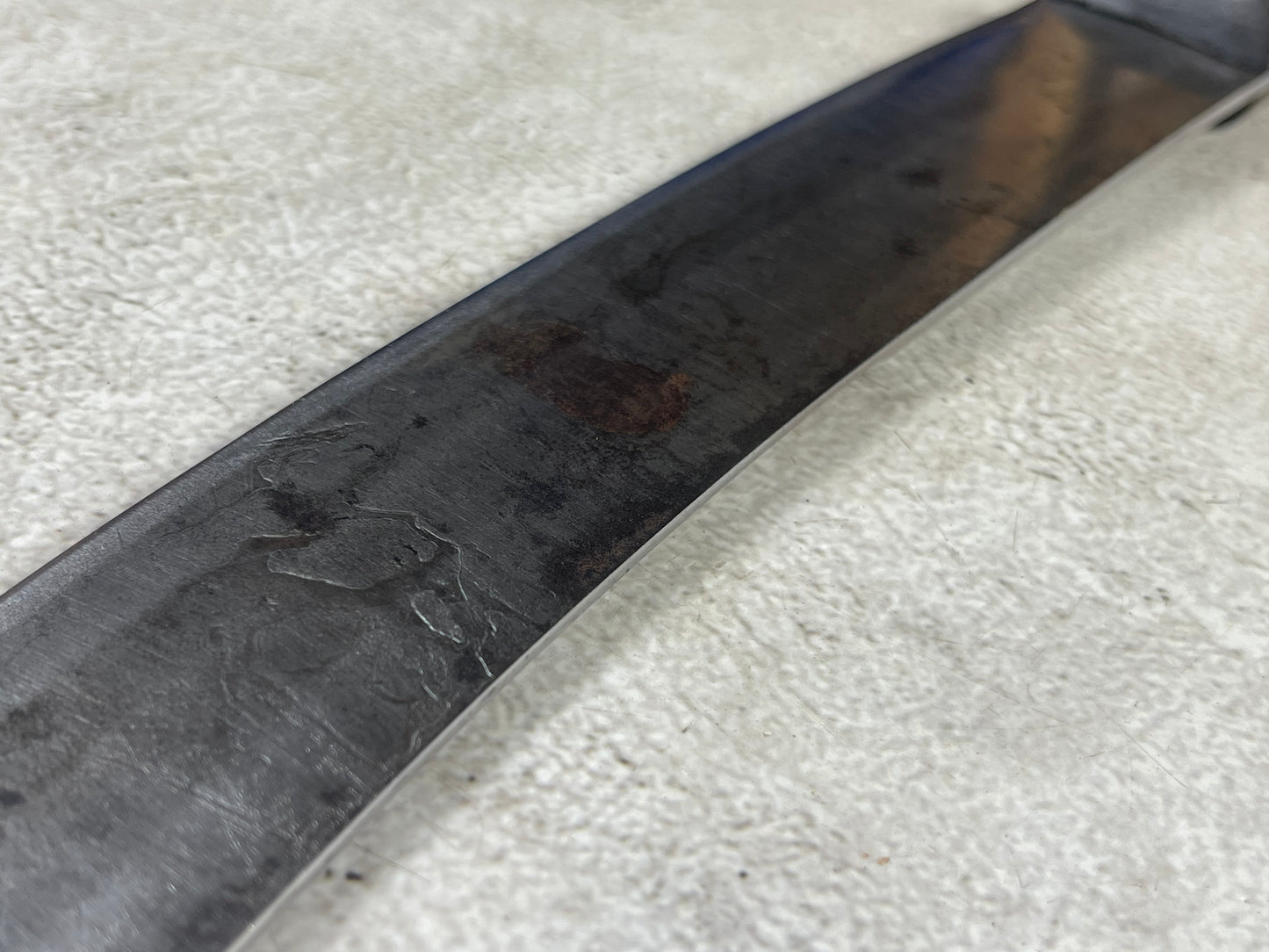 Vintage Gustav Emil Ern Butcher Machete Knife 315mm Made in Germany 🇩🇪 Cabon steel 1981