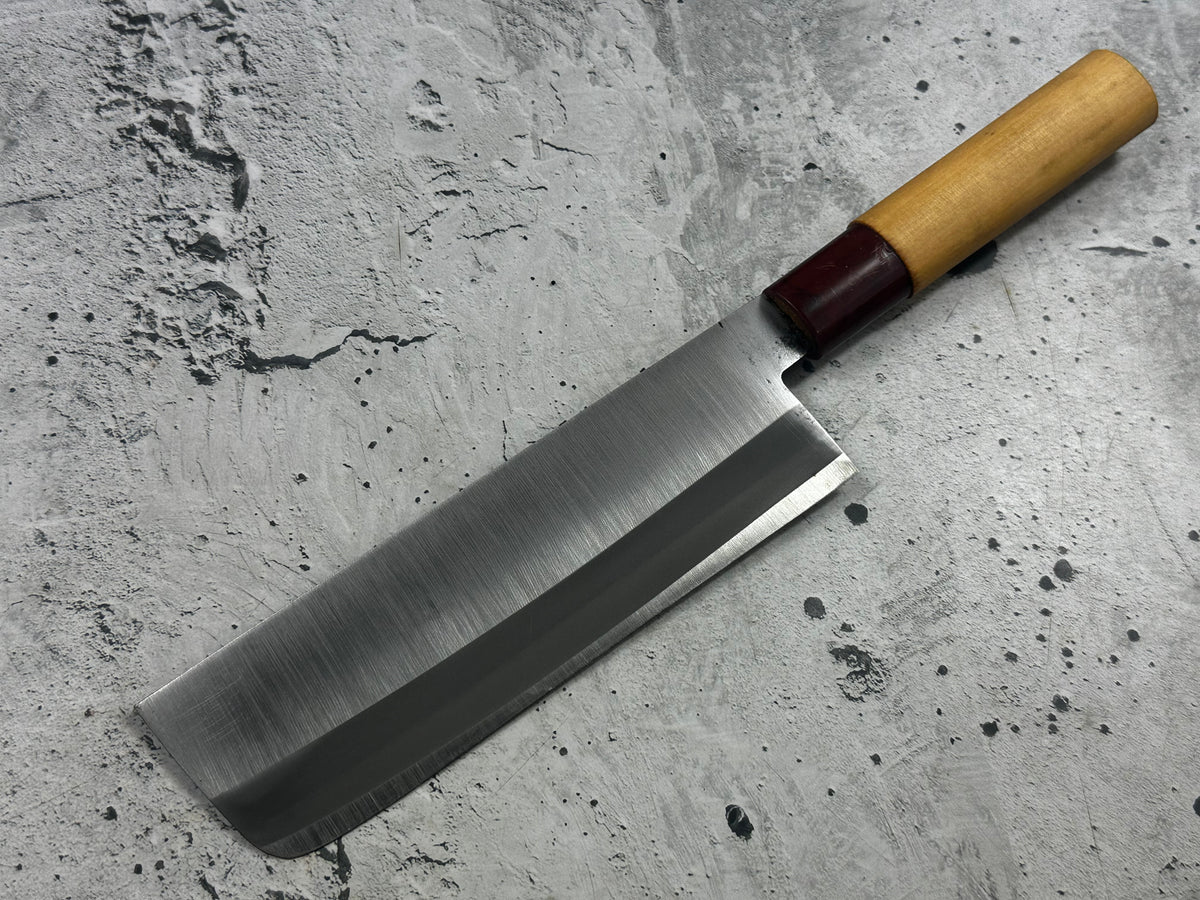 Vintage Sadomoru Nakiri Knife 160mm Carbon Steel  150mm 2353