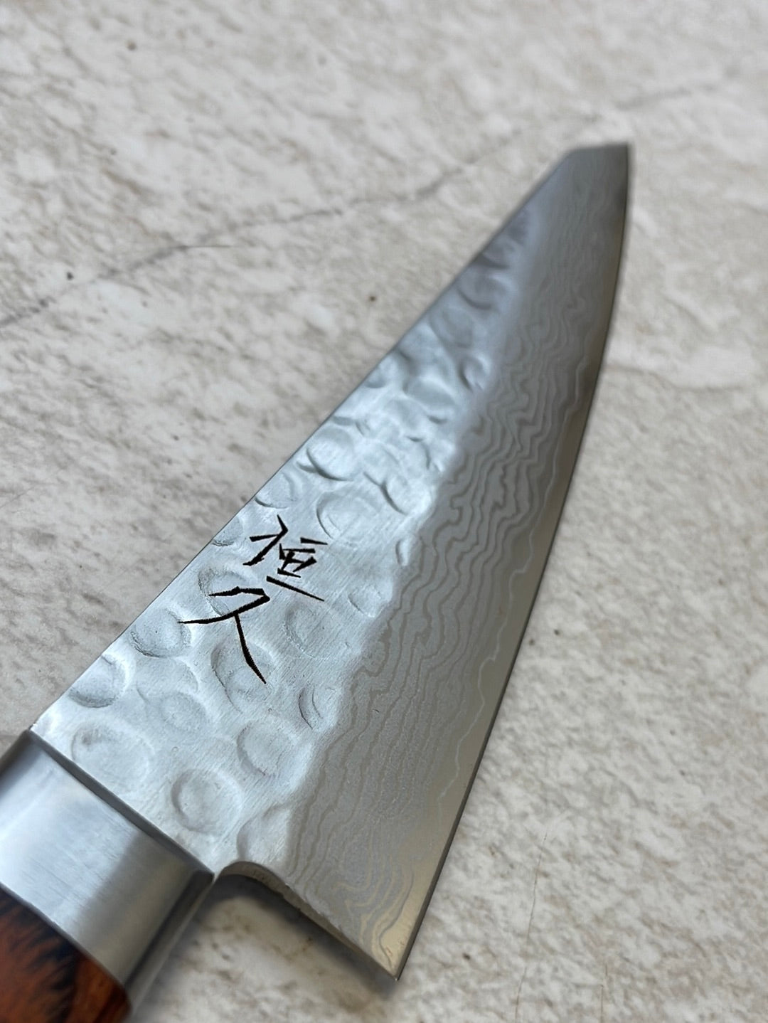 Tsunehisa VG10 Brown Pakka Honesuki Knife 150mm - Made in Japan 🇯🇵