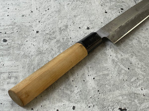Vintage Japanese Yanagiba Knife 200mm  Made in Japan 🇯🇵 Carbon Steel 1760