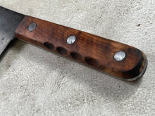 Load image into Gallery viewer, Vintage Butcher Cleaver Knife 200mm Carbon Steel Blade Made in USA 🇺🇸 1920