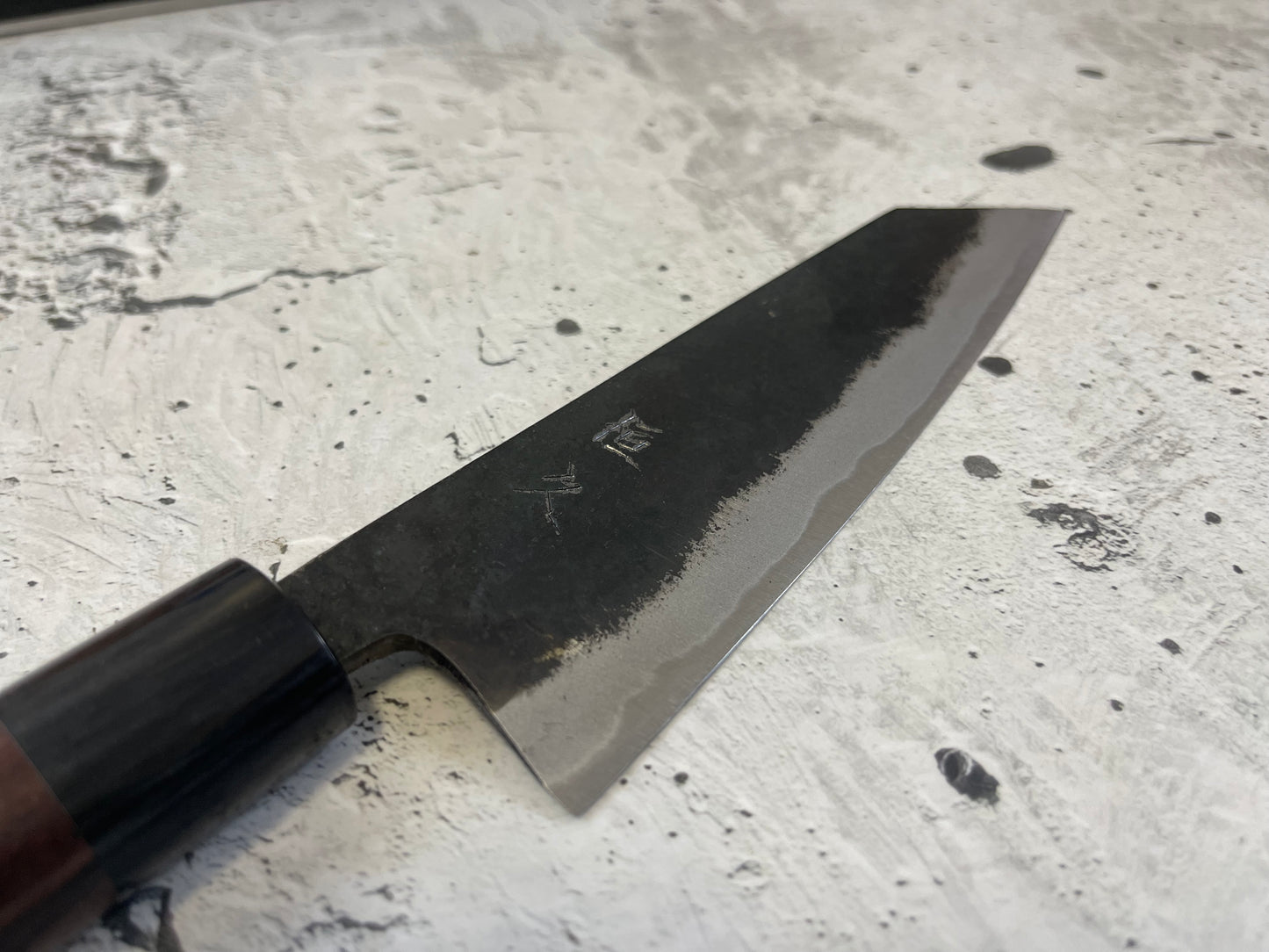 Tsunehisa Shirogami Kurochi Finish Bunka Knife 165mm - Made in Japan 🇯🇵