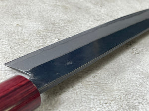 Muneishi Aogami 2 Iron Clad Kiritsuke 180mm Kurouchi Finish