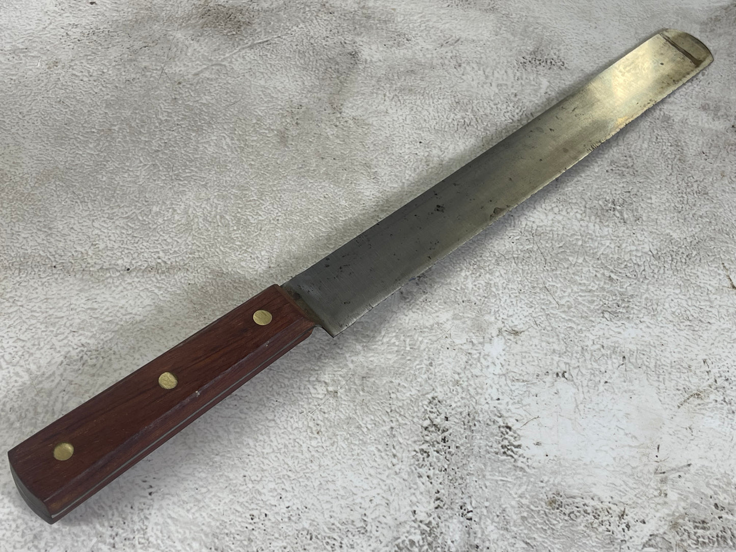Vintage Ontario Serrated Knife 315mm Made in USA 🇺🇸 High Cabon steel 1893